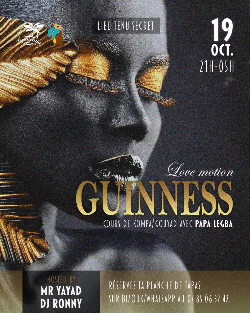 flyer événementiel pour Caribéenne Délices - LARI Agence de communication accessible