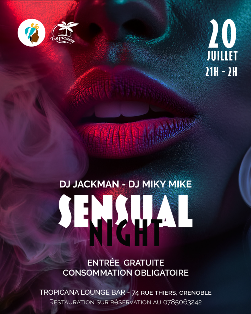 flyer événementiel pour Caribéenne Délices - LARI Agence de communication accessible